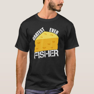 Käse-Wortwitz aller Zeiten Fischer Spaß Fisch Spru T-Shirt