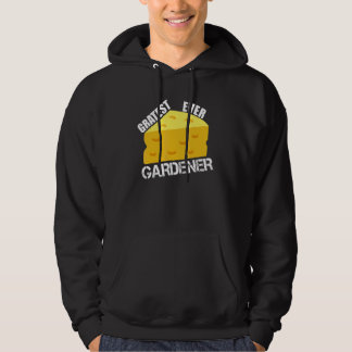 Käse-Wortwitz Größter jemals Gärtner Spaß Spruch G Hoodie