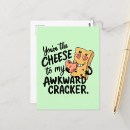 Käse zu My Awkward | Das sonnige und Niedliche Val Postkarte