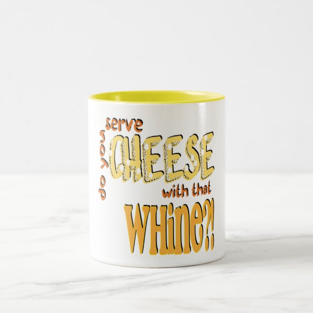 Käse - Zwei-Ton Tasse (Mittel)