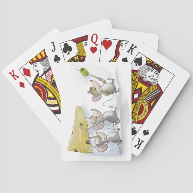 Käsebringe (mit Oliven) Kartenspielen Spielkarten (Rückseite)