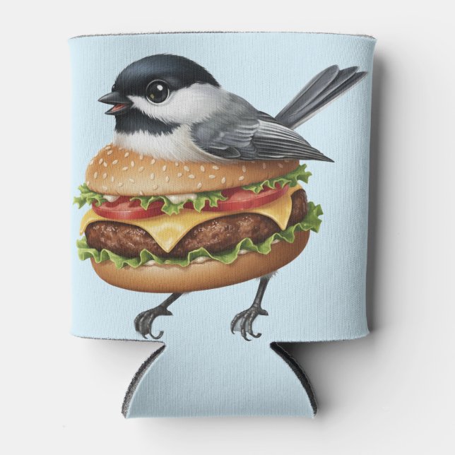 Käseeburgervogel Dosenkühler (Vorderseite)