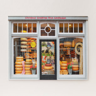 Käsegeschäft in Amsterdam. Puzzle