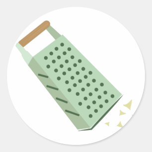 Käsegrater Runder Aufkleber