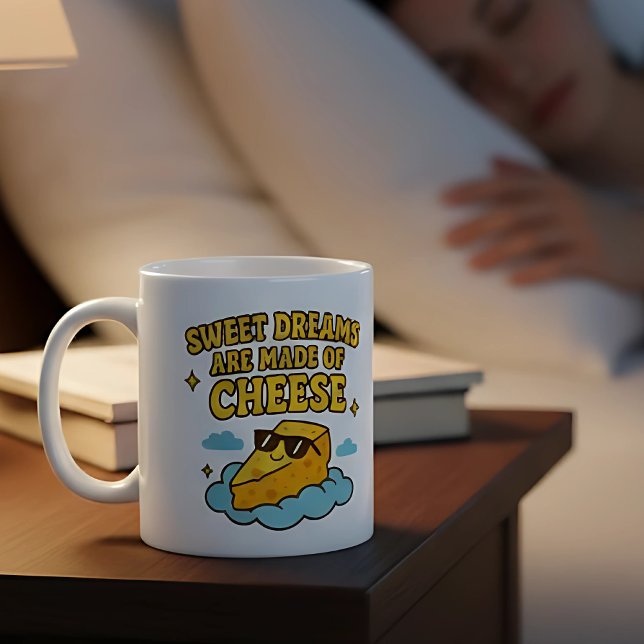 Käseherr liebt süße Träume Käse Geschenk Kaffeetasse (Von Creator hochgeladen)