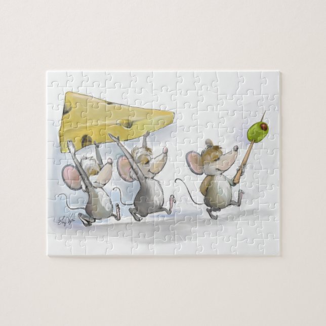 Käseherstellung (mit Oliven) (Horizontal)