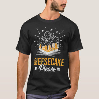 Käsekuchen Bitte Funny Cheese Eater Graphic T-Shirt
