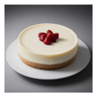 Käsekuchen mit Erdbeeren oben