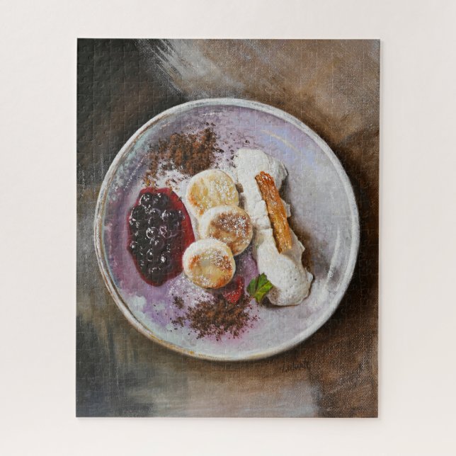 Käsepfannkuchen mit Berries - Gourmet-Küche (Vertikal)