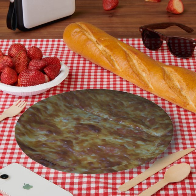 Käsepizza Pappteller (Picknick)