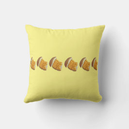 Käsepuff Gemustert Kissen. Kissen