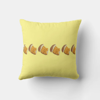 Käsepuff Gemustert Kissen. Kissen