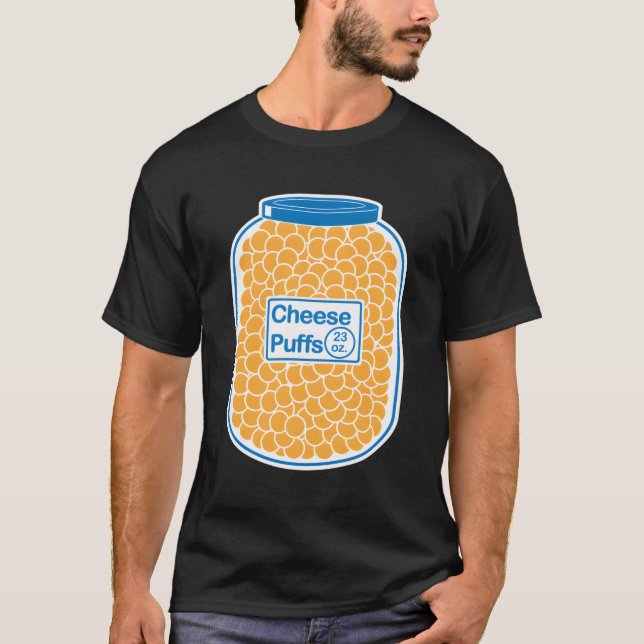 Käsepuffs Workout T Shirt Heften T-Shirt Käse Ba (Vorderseite)