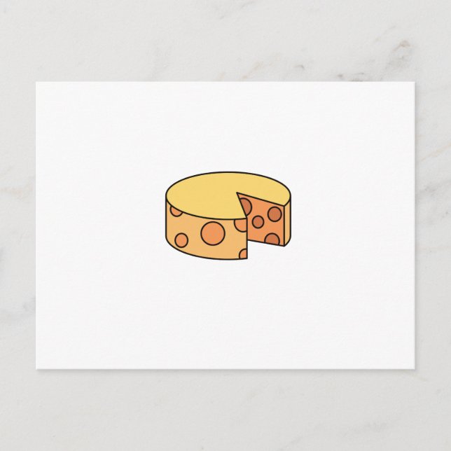 Käserad Postkarte (Vorderseite)