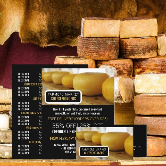 Käseräder, Käsehändler-Werbung Flyer (Von Creator hochgeladen)
