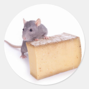 Käserat Runder Aufkleber