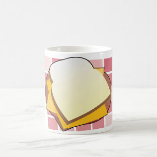 Käsesandwich-Fun Food Kaffeetasse