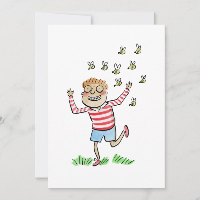 Käsesorten von Bienen Einladung (Vorderseite)