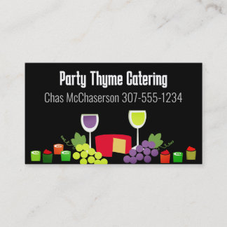 Käsespezialitäten Weinlecker Catering Biz Cards Visitenkarte