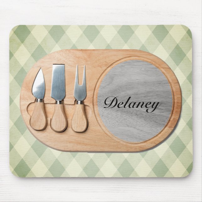 Käsespezifische Personalisierte Charcuterie Mousepad (Vorne)