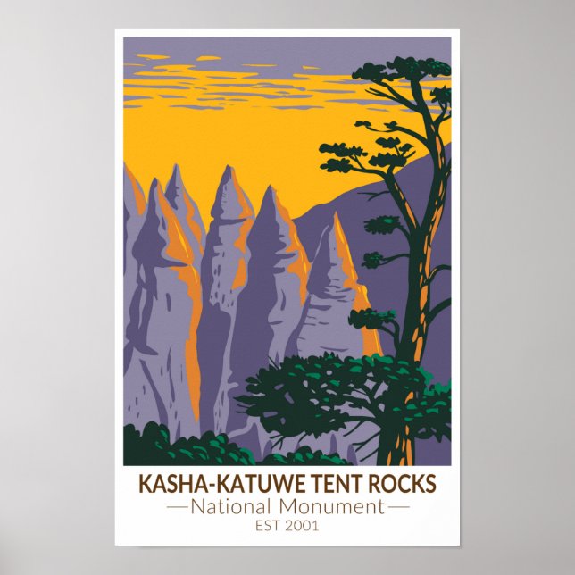 Kasha - Katuwe Zent Rocks National Monument Poster (Vorne)