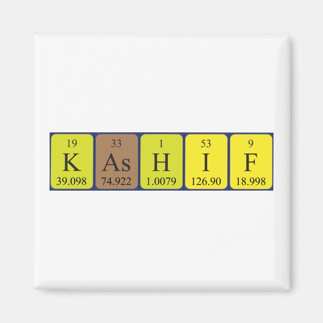 Kashif Periodenmagnet Magnet (Vorne)