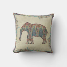 Kashmir Vintag Stamm Paisley Elephant Muster