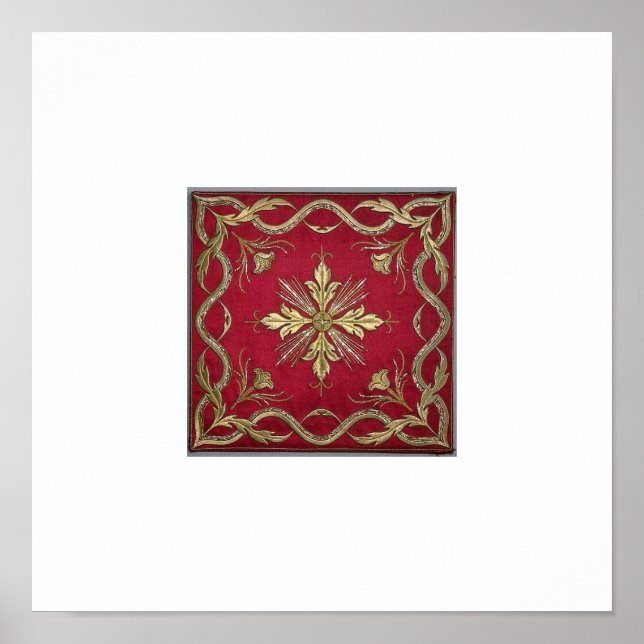 Kashmiri Embroidery Poster (Vorne)