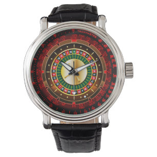 Kasino-Roulette-Uhr Armbanduhr