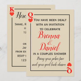 Kasino-Thema Einladung