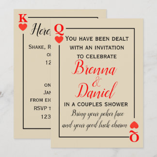 Kasino-Thema Einladung