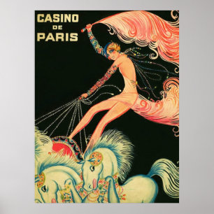 Kasinode Paris ~ Vintage Anzeige Poster