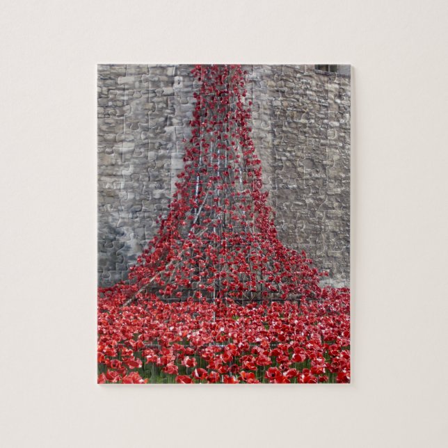 Kaskade der Mohnblumen - Tower von London (Vertikal)