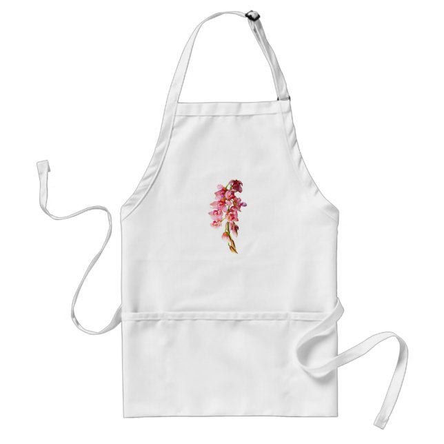 Kaskade der rosa Orchideen Schürze (Vorne)