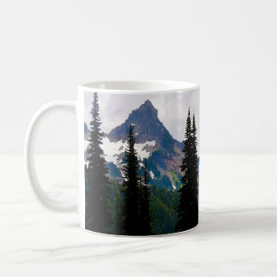 Kaskade Peaks Wasserfarbe Kaffeemaschine Tasse