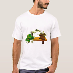 Kaskaden-Bonsais-links grafischer Seitenentwurf T-Shirt