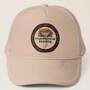 Kaskaden-mykologischer Gesellschafts-Logo-Hut Truckerkappe