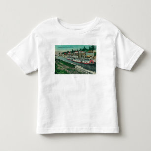 Kaskaden-Verschlüsse auf dem Columbia River Kleinkind T-shirt