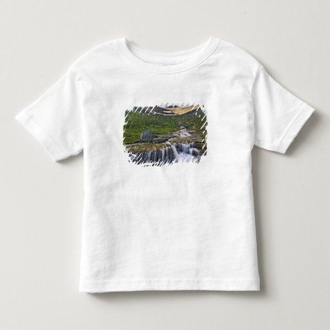 Kaskadenbach, Glacier-Nationalpark Kleinkind T-shirt (Vorderseite)