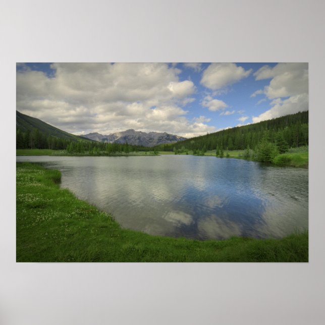 Kaskadenbecken Poster (Vorne)