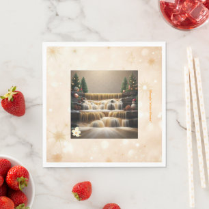 "KaskadenWinter" Serviette