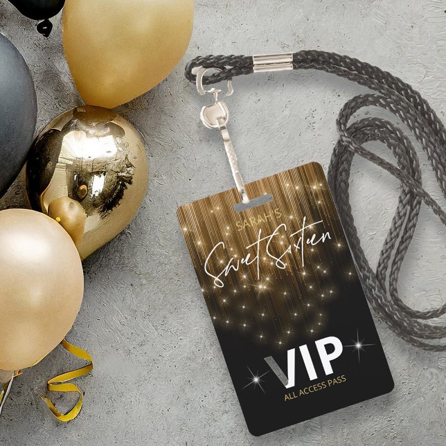 Kaskadierbeleuchtung Sweet 16 Gold ID790 Ausweis (Von Creator hochgeladen)