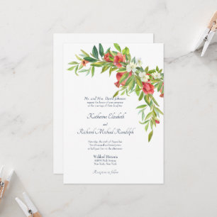 Kaskadierende Erinnerungen Hochzeit Einladung