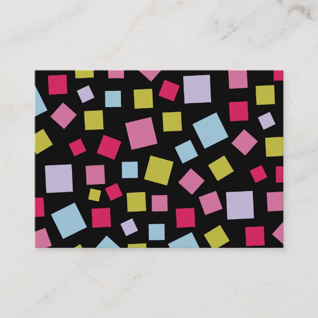 Kaskadierende Farben Visitenkarte (Vorderseite)