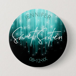 Kaskadierende Leuchten Sweet 16 Aquamarin ID790 Button