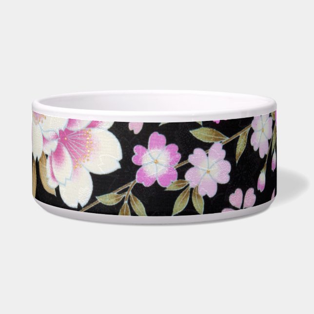 Kaskadierende rosa Blume Napf (Vorderseite)