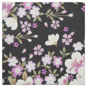 Kaskadierende rosa Blume Stoff