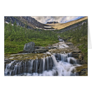 Kaskadierter Bach, Glacier-Nationalpark,