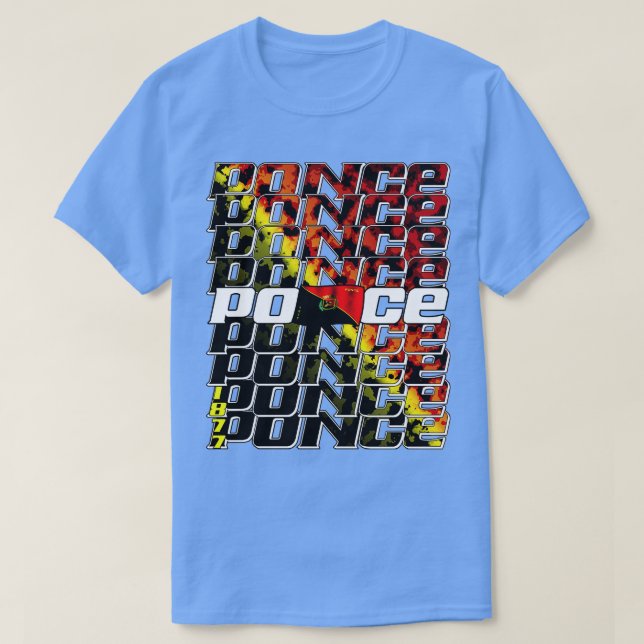 Kaskadierter Text 4 T-Shirt (Design vorne)