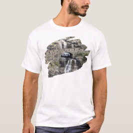 Kaskadierung durch Stein T-Shirt